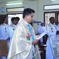 Installation of Fr. Eugene Benedict OMI, as the Provincial Superior, at Thodarpaham.